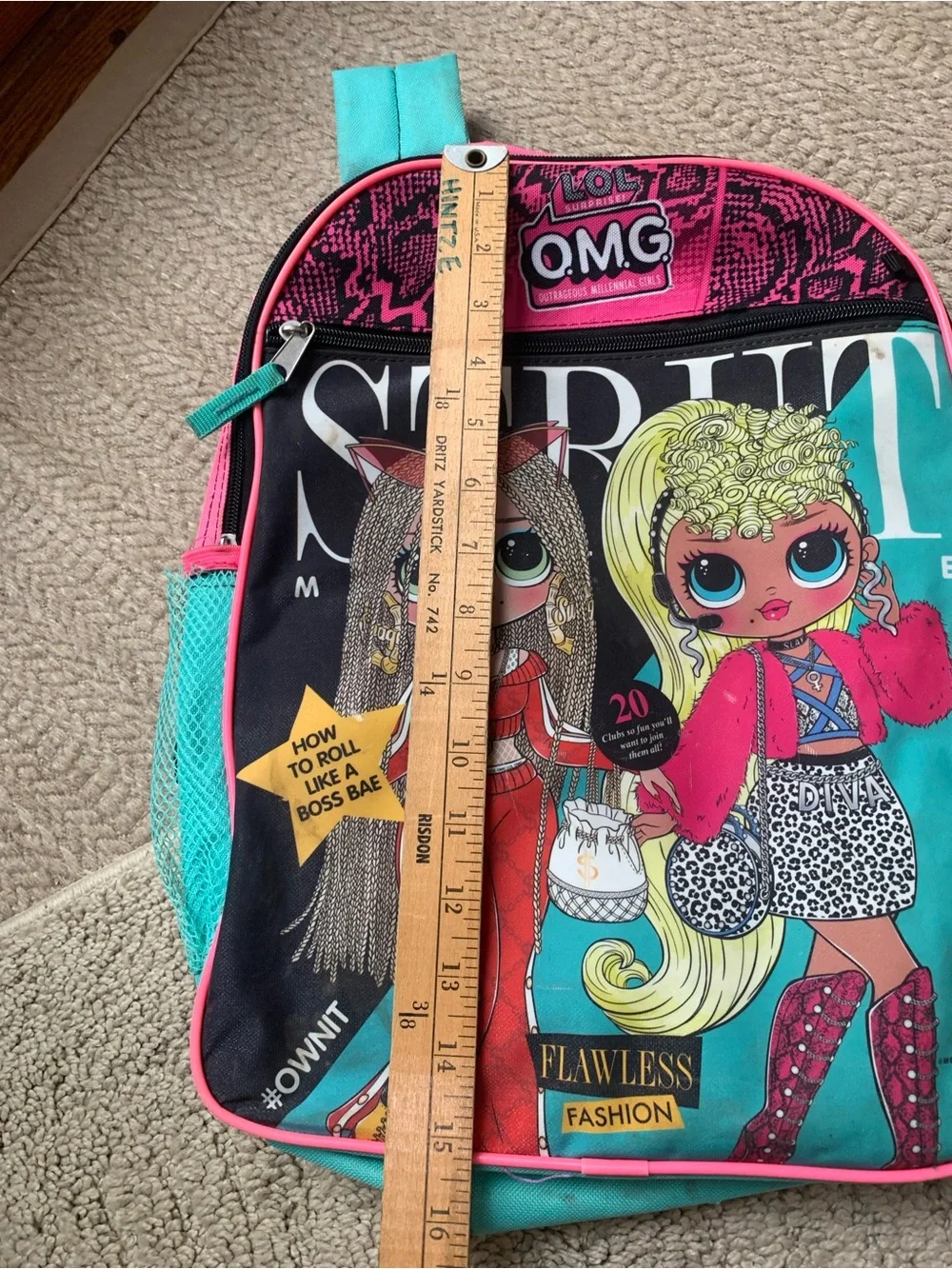 L.O.L. Surprise! Backpack - Teal, Pink, Black